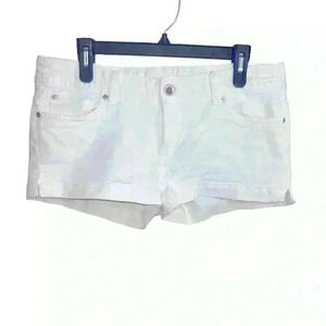 X2 Quality Denim Shorts Size 10 Stella Embroidered Embellished Pockets